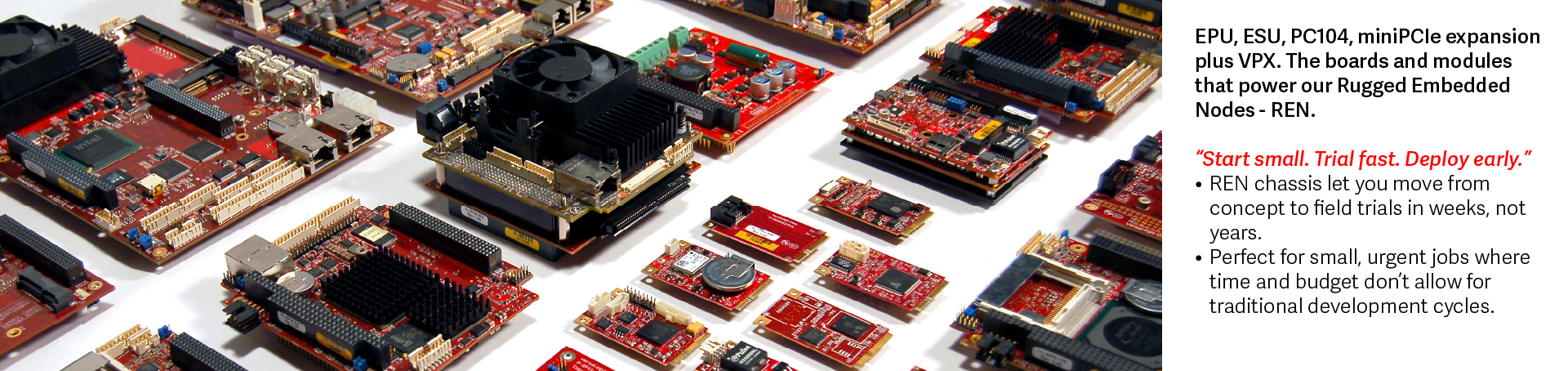 Unitronix EPU, ESU, PC104, VPX, boards that power the REN series